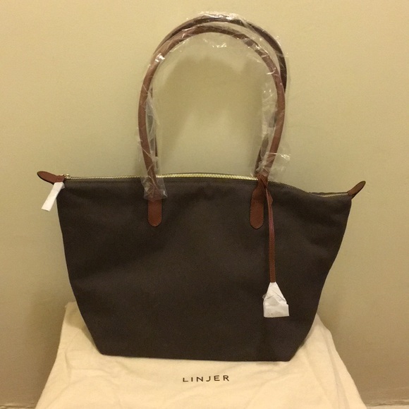 Linjer Handbags - Linjer Canvas Tote - Olive